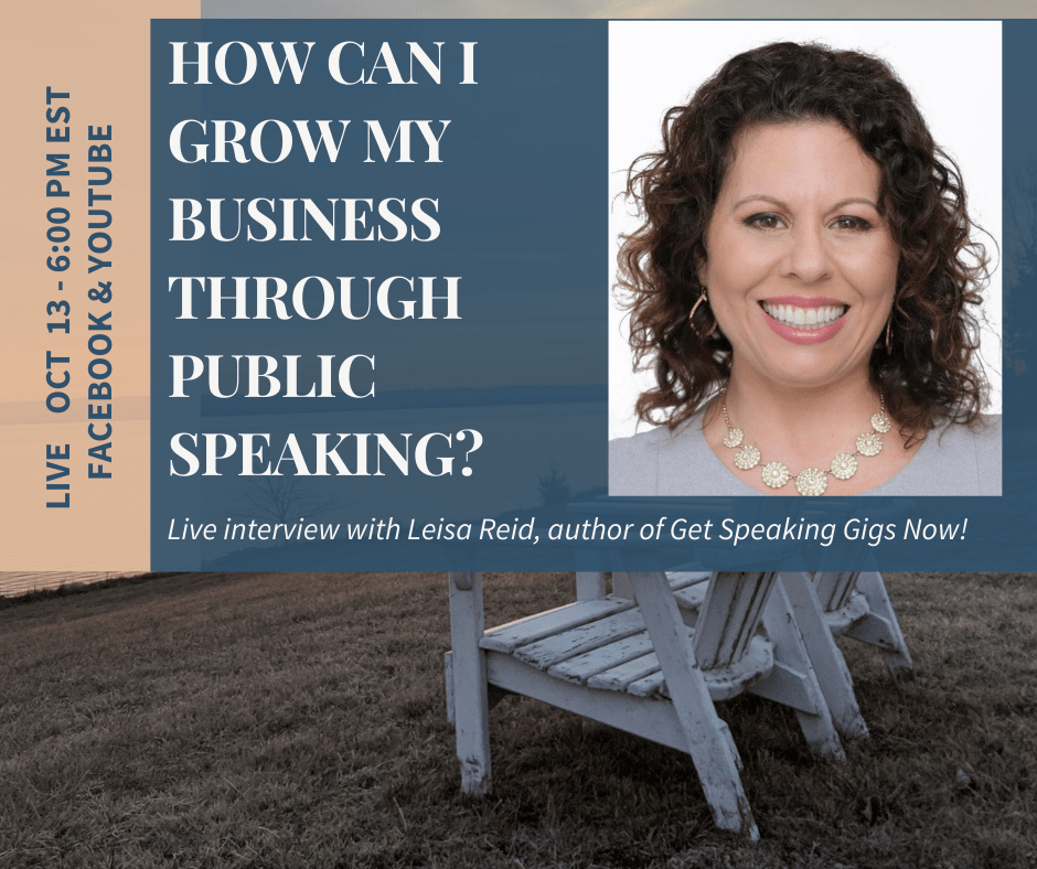 GROW YOUR BUSINESS THROUGH PUBLIC SPEAKING